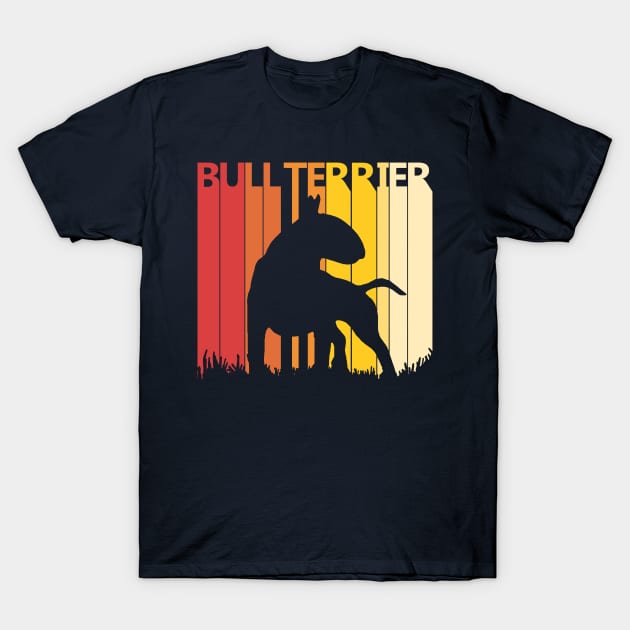 Vintage Bull Terrier Dog T-Shirt by GWENT